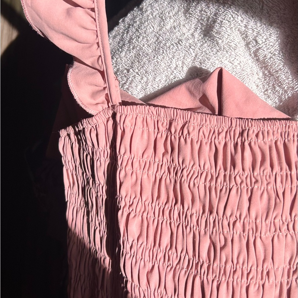 Women’s Dust Rose / Mauve Wide-Leg Jumpsuit - Picture 4 of 4